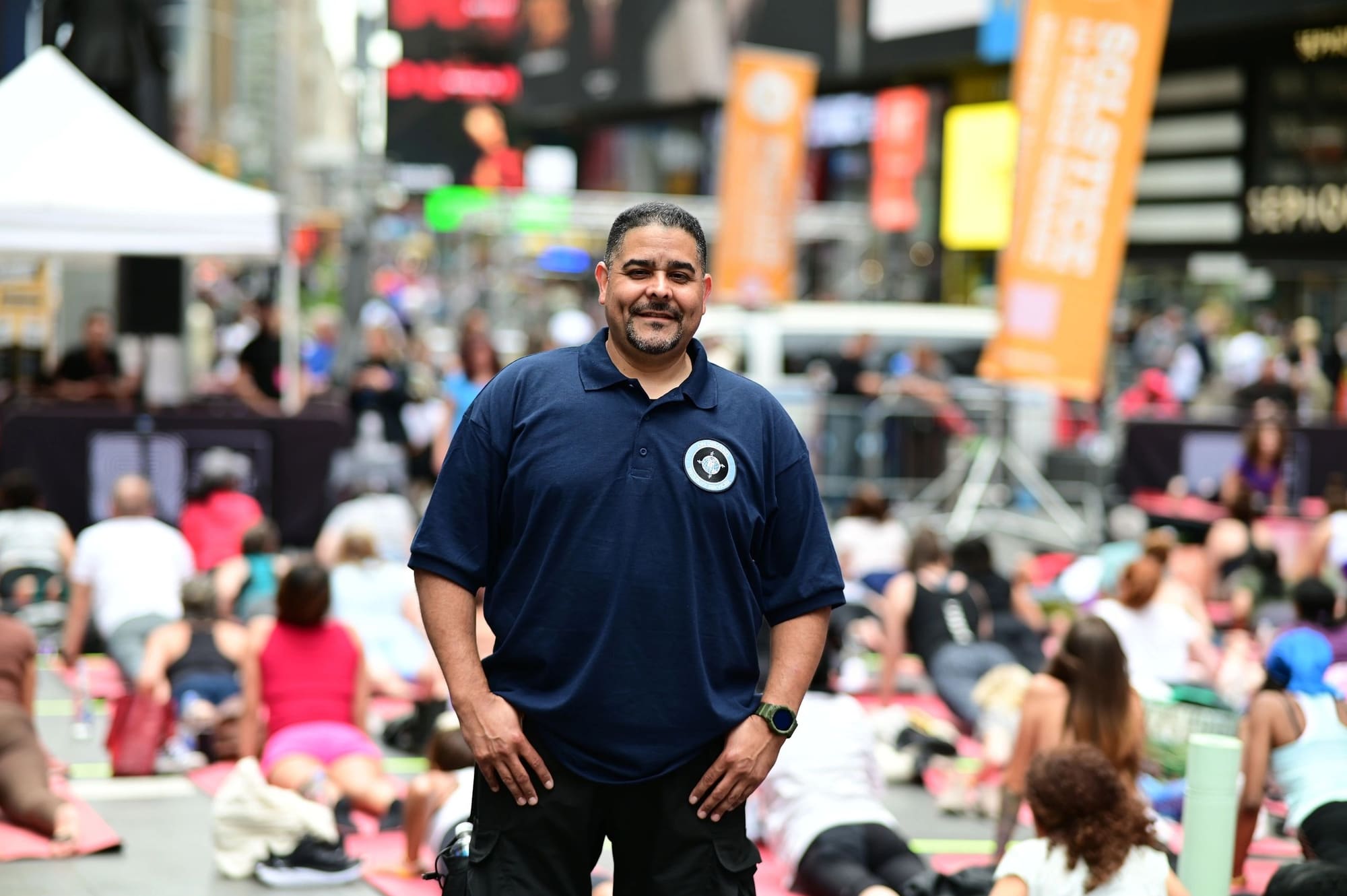 Our team on duty at a Times Square event