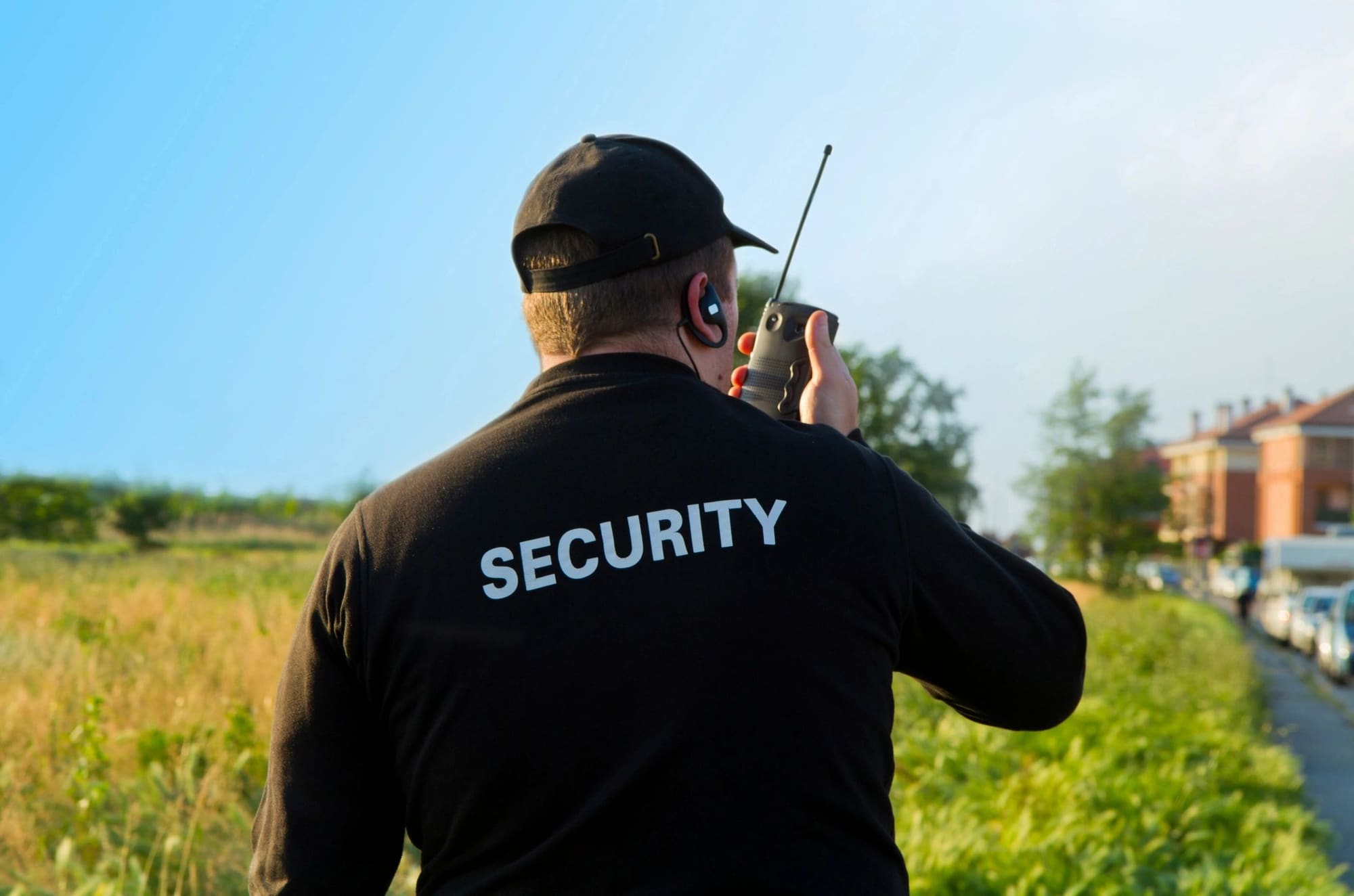 Security professional on duty